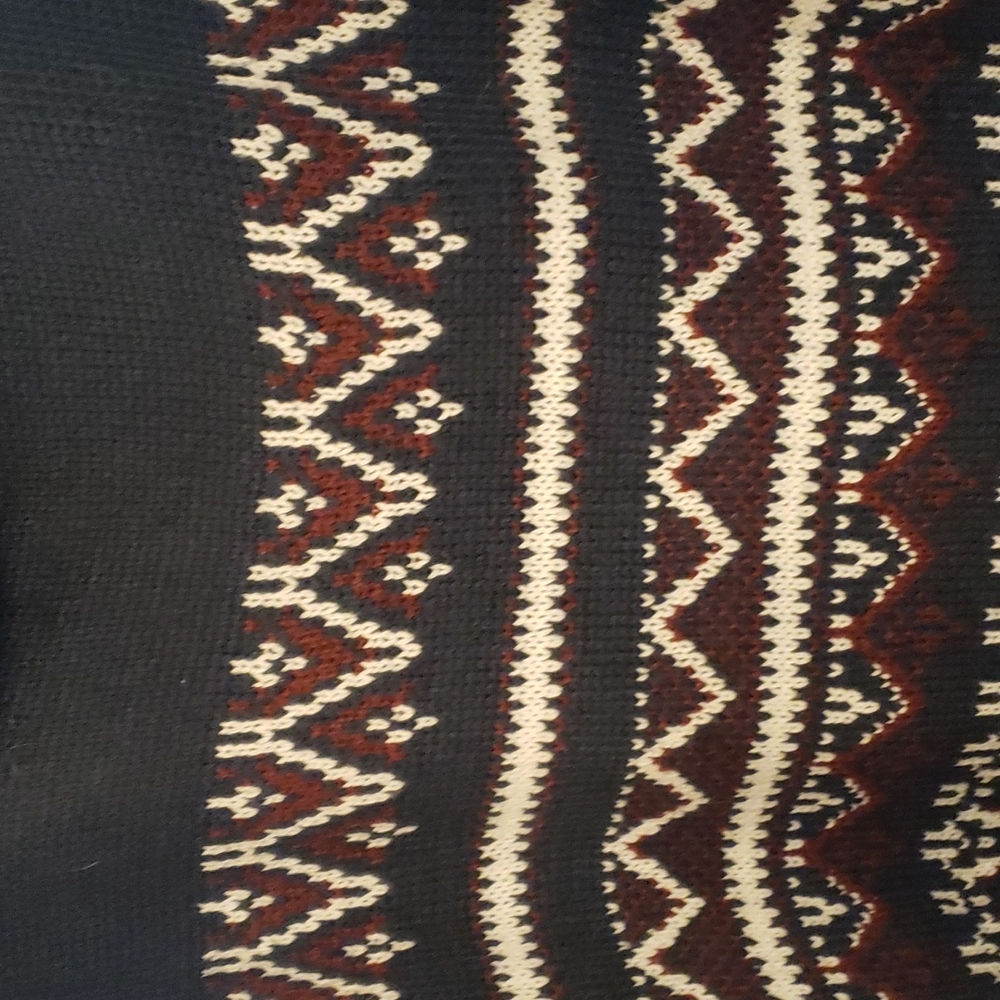 Knit sweater navy blue
